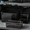 Caja Organizadora para Clasificar Tazas de Té Bnbs Caja para Comida para Llevar Caja Larga Transparente para Guardar Cuentas