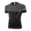 Camiseta Deportiva para Hombre de Estilo Americano con Estampado de Tiburón, Ajuste Delgado, de Secado Rápido y Elástica, para Running al Aire Libre y Entrenamiento de Fitness, Elegante