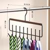 Cabide Multifuncional de Madeira Maciça para Uso Doméstico, Adequado para Pendurar Roupas, Gravatas, Camisolas, Bolsas, e um Organizador de Armazenamento com Múltiplos Ganchos para Dormitórios Estudantis