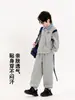 Conjunto de Otoño para Niños 2026 Nuevo Ropa Deportiva Infantil Moda Conjunto de Dos Piezas con Sudadera para Niños Medianos y Mayores Ropa para Estudiantes de Primaria y Secundaria