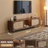 Móvel de TV para sala de estar, novo modelo 2026, armário de armazenamento para apartamentos pequenos, combinação integrada de mesa de centro retrátil e móvel de TV