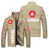Cárdigan casual para hombre de comercio exterior europeo y americano AliExpress, chaqueta para hombre con estampado de logotipo de coche, chaqueta cortavientos para montar al aire libre