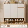 Zapatero de Pasillo para el Hogar Entrada de Gran Capacidad Armario de Entrada 2023 Nuevas Explosiones Almacenamiento de Madera Maciza Zapatero Económico
