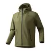 Kailer M8 Outono/Inverno Nova Jaqueta Soft Shell Masculina com Capuz Roupa Externa Esportes ao Ar Livre À Prova de Vento Impermeável Jaqueta de Montanhismo Roupas de Caminhada Femininas