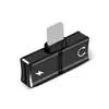 Adaptador Aplicable de Apple Convertidor Dual lightning Convertidor de Audio Llamada de Cabeza Carga Escuchar Canciones Línea Convertidora