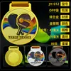 Nova medalha esportiva fabricação escola maratona medalha personalização jardim de infância listagem atacado