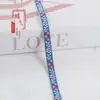 Cinta Jacquard Floral Estrecha de 1 cm para Textiles del Hogar, Decoraciones de Ventanas, Decoración de Ropa, Accesorios de Encaje Hechos a Mano para DIY G3500