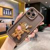 Funda Creativa Tom y Jerry para Teléfono Móvil Samsung A52 Carcasa Giratoria Jerry Ratón S24 Estéreo Dibujos Animados Comercio Exterior