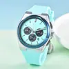 2025 Nuevo Reloj de Cuarzo Tianjia Multifuncional de 6 Pines con Correa de Silicona para Hombre Venta al por Mayor Dropshipping