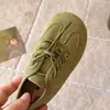 2026 Nuevos Zapatos Planos de Suela Blanda para Niñas, Zapatos de Ballet Casuales, Correa Cruzada Nicho Retro Cordón Zapatos de Entrenamiento Alemanes para Niños