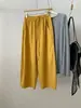 Pantalones Cortos Retro Japoneses de Lyocell Tencel Algodón para Mujer, Adelgazantes y Versátiles, Pantalones Estilo Abuela Petite, Otoño 2026