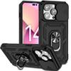 Comercio Exterior Aplicable iPhone 14Pro Sargento Ventana Deslizante Dos en Uno Carcasa para Teléfono Móvil Resistente a Caídas Apple 11 Carcasa Protectora con Anillo