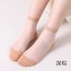 Calcetines de algodón Crystal transpirables de moda finos de primavera y verano MasterCard para mujer, medias, calcetines cortos para mujer, venta al por mayor