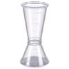 Vaso medidor de doble cabeza dispositivo medidor de vino herramienta especial para mezclar para tienda de té con leche Vaso de llenado 20-40cc escala ml oz taza