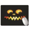 Alfombrilla de Ratón de Halloween Murciélago Calabaza Juego Teclado Divertido Pad Regalo Práctico