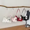 Bolso de moda de alta gama con patrón tejido para mujer, nuevo modelo 2026, versátil para el trabajo, bolso cruzado, bolso de hombro, bolso para el antebrazo, bolso de mano