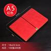 Cuaderno de Negocios de Hojas Sueltas del Fabricante Cuaderno Personalizado Bloc de Notas con Correa de Piel de Oveja Oficina Cuaderno de Hojas Sueltas A5