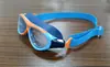 Gafas de Natación para Niños, Impermeables y Antivaho con Marco Dividido, Diadema de Tela Elástica, Cruz de Silicona, Gafas de Natación Unisex