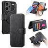 Funda para teléfono Note14Pro con tapa magnética, 2 en 1, creativa y novedosa, con diseño de arroz rojo y protector de tarjetas.