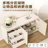 Aparador de Madera Maciza Contra la Pared, Gabinete de Almacenamiento Integrado, Gabinete para Té, Gabinete de Cocina, Cómoda Doméstica, Aparador de Sala de Estar, Gabinete de Almacenamiento