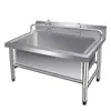Rack para reservatório de água de cantina unidade comercial de chão em aço inoxidável com tanque para esfregão de escola/fábrica tanque para esfregão doméstico