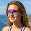 Verão transfronteiriço Homens e Mulheres Equitação à prova de UV Óculos de sol para esportes ao ar livre Óculos de sol profissionais para corrida de mountain bike