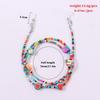 Joyería transfronteriza europea y americana multielemento forma de fruta cuentas de arroz cadena para gafas moda femenina colorida máscara cordón antideslizante