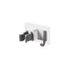 FaSoLa baño almacenamiento multifunción artefacto gancho para escoba soporte para trapeador sin perforaciones clip para colgar en la pared para trapeador