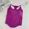 Camisola de diseño irregular sin costuras n.° 2057 para mujer, ropa interior corta de verano para exteriores, adelgazante, sin mangas, con almohadilla para el pecho