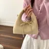 2026 Nova Bolsa de Mão de Gravata Borboleta de Alta Qualidade Feminina Moda Retrô Bolsa de Ombro Versátil para o Dia a Dia Bolsa Transversal