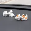 Decoraciones para el interior del coche, figuras de animales de moda y lindas, perfectas para el tablero, la consola central o el espejo retrovisor