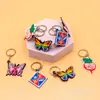 Llavero de Mariposa de Dibujos Animados de Venta Caliente Transfronterizo, Colgante Lindo de Goma Suave de PVC para Mochila, Accesorio de Llavero en Stock Regalo