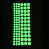 YG908 Combinación Estrella Luna Pegatinas de Pared Luminosas Habitación Infantil Dormitorio Pegatinas Luminosas Punto de Meteoro Pegatinas Fluorescentes