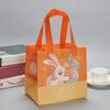 Bolsa de Compras Ecológica de Tela No Tejida Recubierta Amazon Transfronteriza Conejo Huevo de Pascua Regalo de Pascua Bolso de Mano Venta al por Mayor