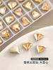 Celebridad de Internet Manicura Diamante Champagne Joyería Corazón Brillante Hacha Diamante Cuadrado Gordo Octogonal Corazón Torcido Accesorios para Uñas de Diamante Venta al por Mayor