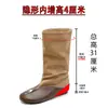 Botas para Mujer de Media Pantorrilla, Plegadas, Apiladas, con Cremallera Decorada, Pierna Ancha, Nuevas de Otoño/Invierno 2026, Vintage, Invisibles, para Aumentar la Altura