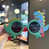 Gafas de Sol para Niños Súper Lindas y Adorables con Temática de Zoológico, Gafas de Sol Polarizadas, Gafas Pequeñas de Silicona de Dinosaurio para Bebés