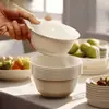 Tazones para snacks y palillos tazones para sopa de un solo uso resistentes al frío y al calor tazones desechables para el hogar vajilla tazones para hot pot hogar restaurante buenos para usar