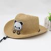 Sombrero de Paja para Niños Sombrero de Jazz Sombrero de Copa Sombrero de Sol de Verano Sombrero de Sol para Viaje de Dibujos Animados para Niñas Sombrero Fresco Venta al por Mayor
