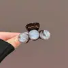 Estilo francés suave peinado semi-recogido pinza de garra pequeña pinza para el pelo pequeña dulce de hada de alta gama tocado fresco para el cabello que no tira