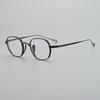 Armazón de Gafas de Prescripción Unisex Retro de Titanio B Japonés Kmn9917 con Montura Completa de Borde Grueso