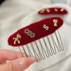 Faixa de Cabelo Oval com Veludo de Pônei Estilo Nacional, Moda, Simples, Versátil, Acessório de Cabelo Personalizado de Nicho de Alta Qualidade para Mulheres