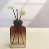 Botella Vacía Sub-empaque Suplemento Aromaterapia Aceite Esencial Ratán No Inflamable Tapa de Haya Contenedor de Agua Floral Fragancia Hotel Casa de Huéspedes