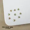 Mini Liga Coração de Amor Série Decorações para Unhas Simples Versátil Dourado Prateado Coração de Amor DIY Unhas Postiças Acessórios para Unhas dos Dedos