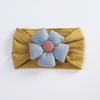 Diadema Infantil INS Europea y Americana Flor de Nylon de Dibujos Animados Lindos Tocado de Bebé Diadema que No Cubre la Fontanela Accesorios para el Cabello