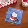 Tengyi Original Linda Tarjeta de Navidad de Cachorro de Dibujos Animados Tarjeta Posterior Embalaje para Niña Tarjeta Base Decorativa Material de Embalaje Cartón