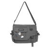 Nuevo bolso bandolera de lona japonesa de marca de moda para hombre, bolso de estudiante, bolso de hombro informal combinable para mujer.