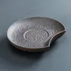 Cerámica Gruesa Simple Cuadrada Maceta Bandeja de Té Cerámica Bandeja de Almacenamiento de Agua Bandeja de Almacenamiento de Agua Seca Burbuja Mesa Base para Olla Accesorios para Ceremonia del Té Venta al por Mayor