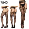 Meia-calça Sexy Popular Transparente Vazada com Abertura no Gancho para Mulheres 7507 Temptação