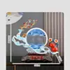 Decoração de Mesa com Pintura de Areia Movediça de Veado 2025 para Sala de Estar, Hall de Entrada, Rack de TV, Barzinho, Presente de Inauguração, Ornamento Criativo para Móveis